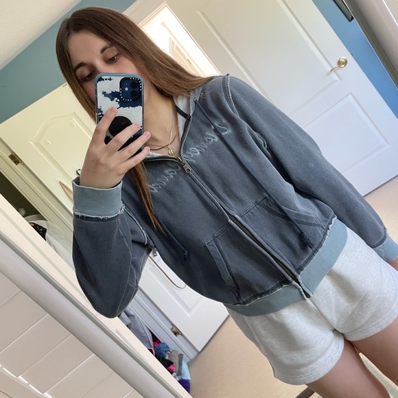 Disneyland Zip-Up Blue Hoodie - Picture 3 of 6